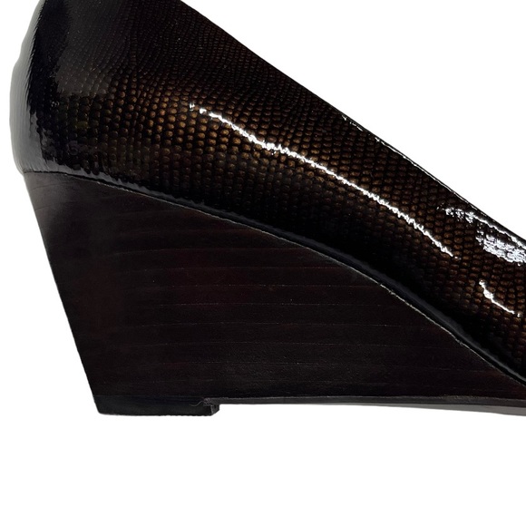 Calvin Klein Saxton brown / slightly reddish heel in the light. NWOT, NWOB - Picture 9 of 11